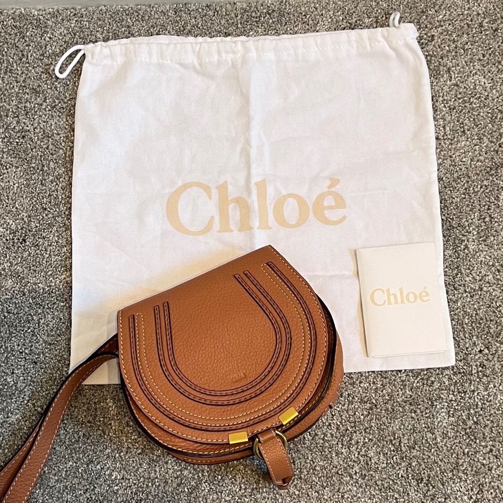 Chloe - Marci Mini Crossbody in Grained Leather